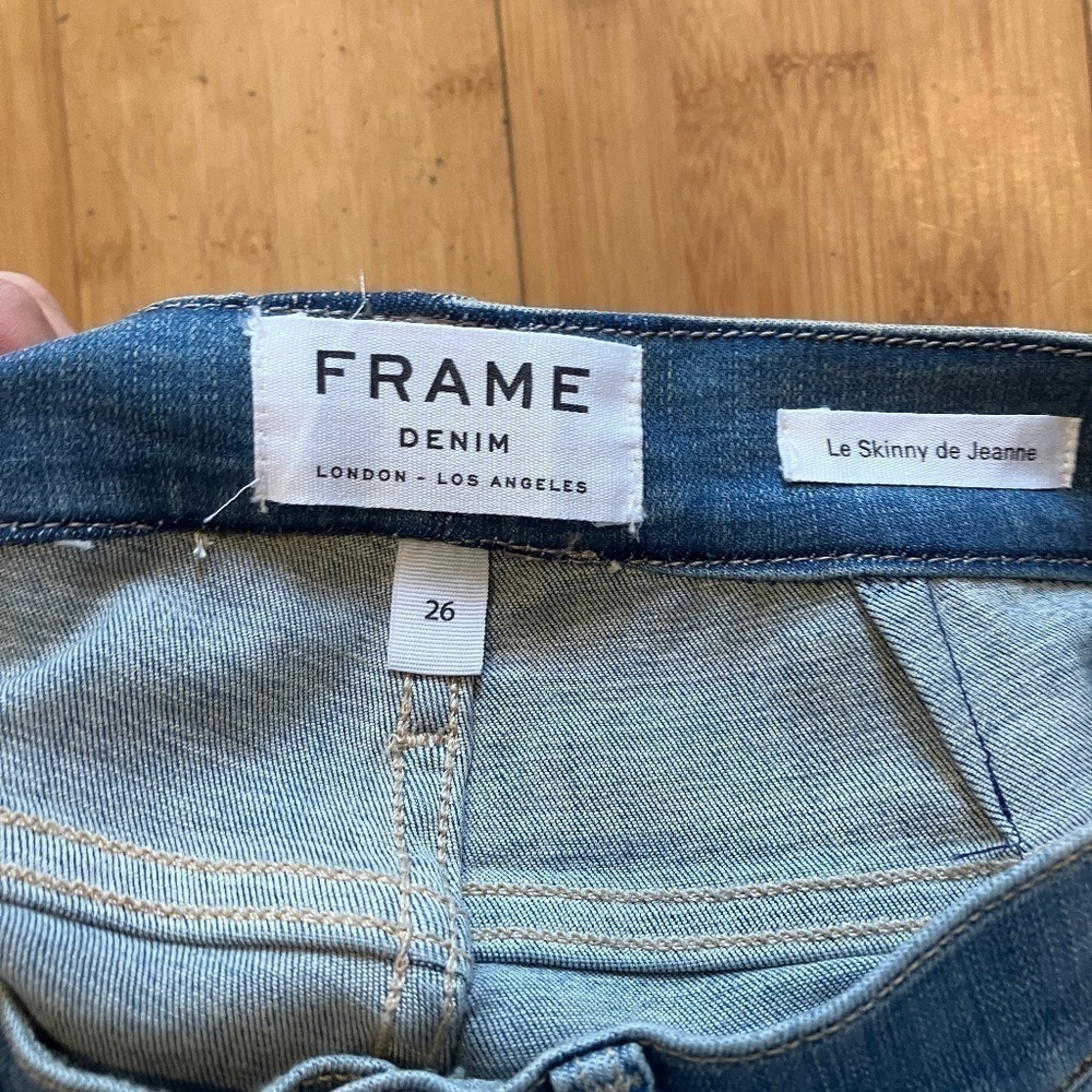 Frame le Skinny de Jeanne jeans Alverstone size 26 - Picture 8 of 9